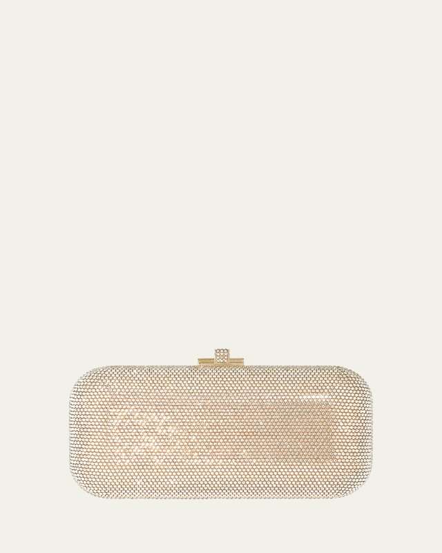 Long Slide Crystal Minaudiere